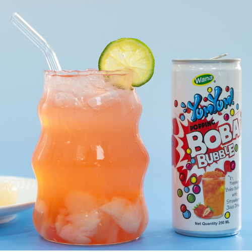 Wana Popping boba tea drinks