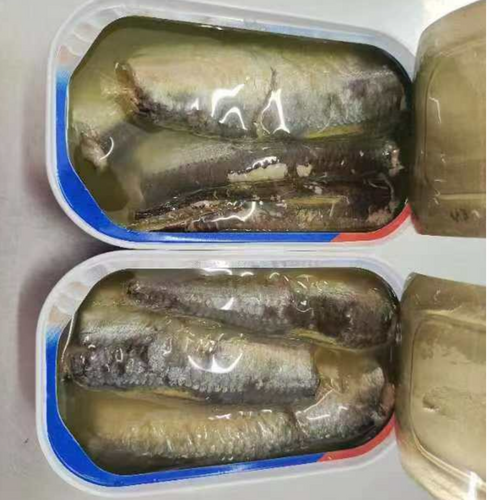 Canned sardines in vegetable oil