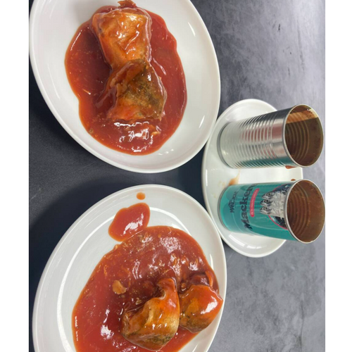 canned mackerel in tomato sauces