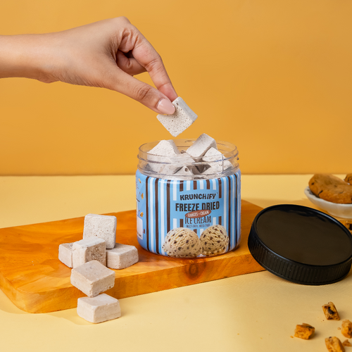 Krunchify Freeze Dried Cookie Cream Ice Cream