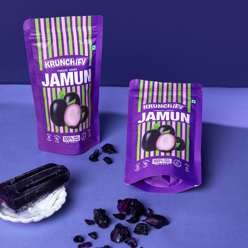Krunchify Freeze Dried Jamun Fruit