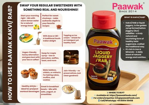 Liquid Jaggery (Rab / Kakvi) Leaflet