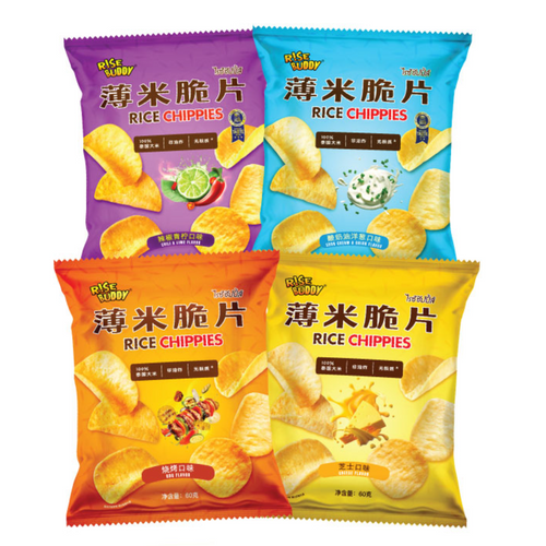 Rise Buddy Rice Chippies Baked Rice Snacks