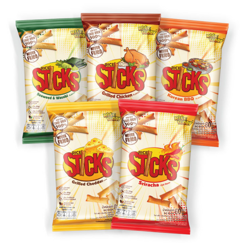 Rise Buddy Rice Sticks Baked Rice Snacks