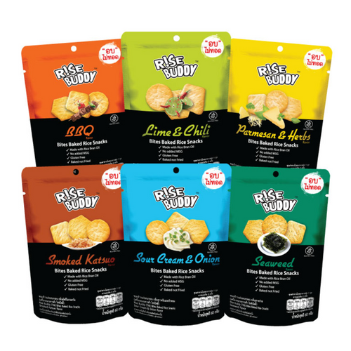 Rise Buddy Rice Bites Baked Rice Snacks