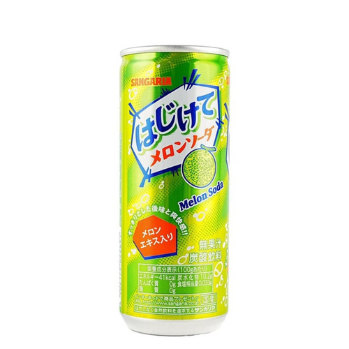 Hajikete Melon Soda Drink 8.81 oz