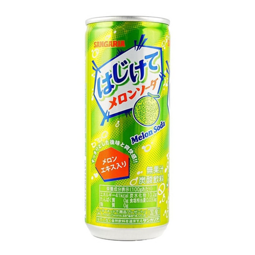 Hajikete Melon Soda Drink 8.81 oz