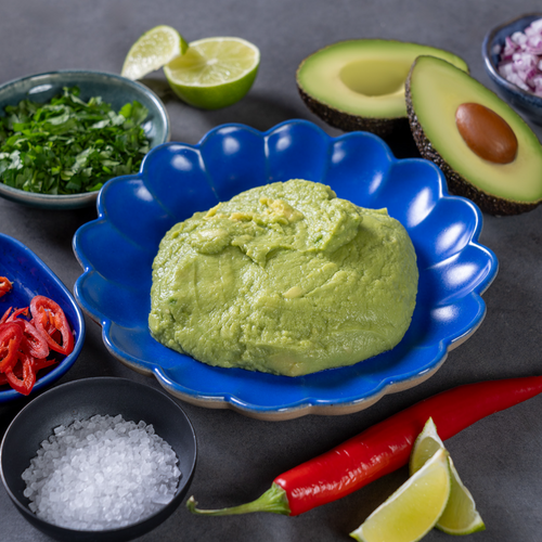 Natural chunky avocado pulp