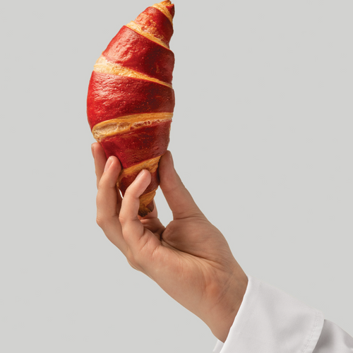 Butter Croissant RED DUO with Raspberry Filling