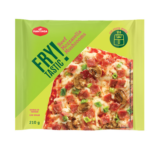 Pizza FRYTASTIC with Beef, Mozzarella and Mushrooms