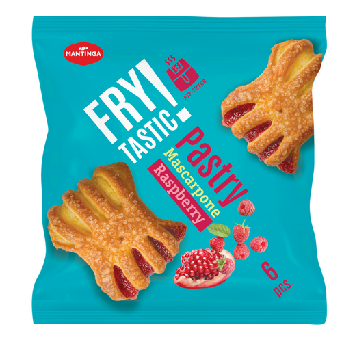 Pastry with Mascarpone and Raspberry-Pomegranate Filling FRYTASTIC! (6 pcs.)