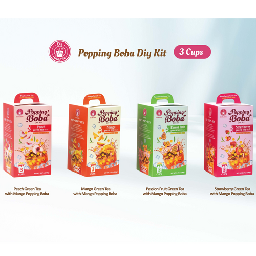 O’s Bubble Popping Boba DIY Kit (3 Svcs)