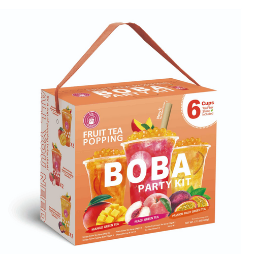 Fruit Tea Popping Boba Party Kit (6 Svcs)