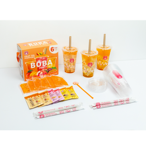 Fruit Tea Popping Boba Party Kit (6 Svcs)