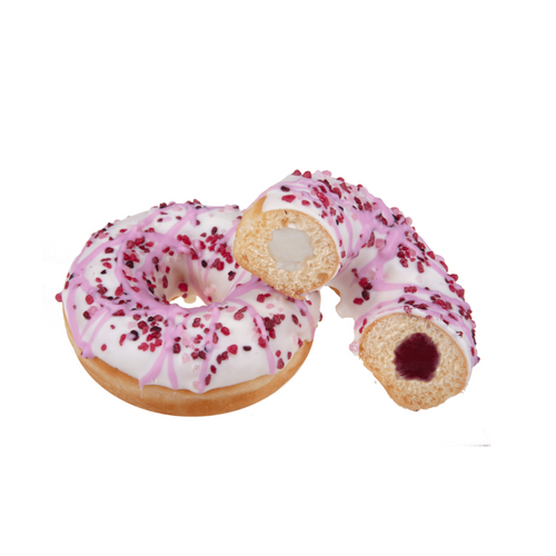 Cream and Wild Fruits Donut