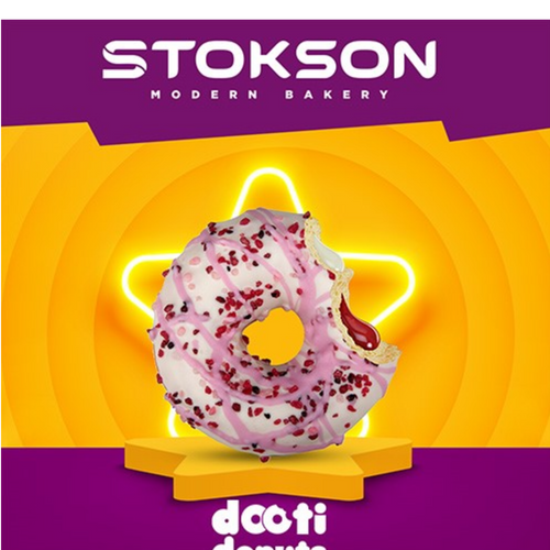 Cream and Wild Fruits Donut