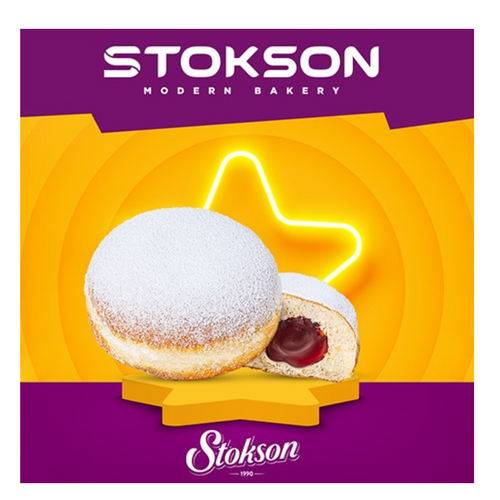 Berliner with marmalade