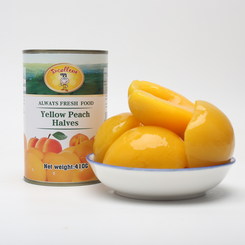 canned yellow peach