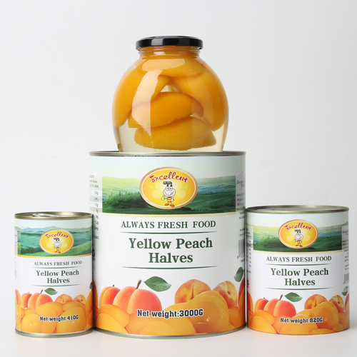canned yellow peach