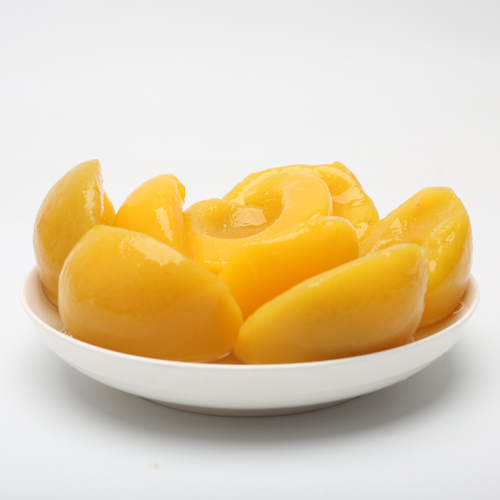 canned yellow peach