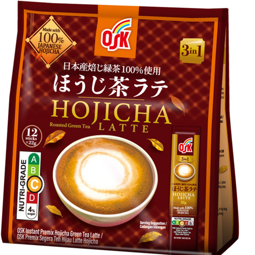 OSK 3 in 1 ROASTED GREEN TEA LATTE (HOJICAH)