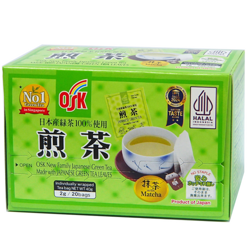NEW FAMILY JAPANESE GREEN TEA 20P