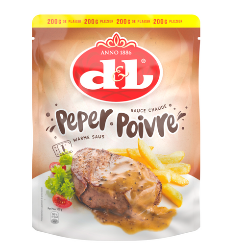 D&L®-Black pepper pouch - 200 ml
