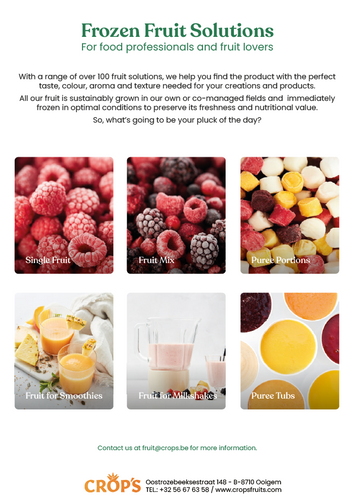 Crops frozen fruit