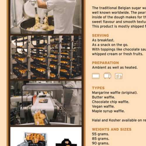 Belgian sugar waffle
