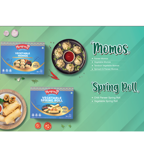 HUNGRYY MOMOS AND SPRING ROLL