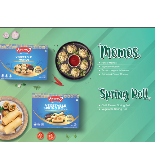 HUNGRYY MOMOS AND SPRING ROLL