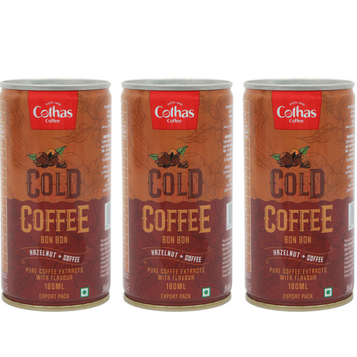 Bon Bon Cold Coffee Tin 180 ML (Pack of 3)