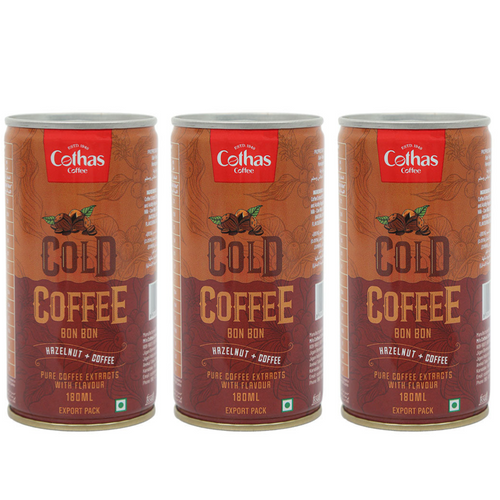 Bon Bon Cold Coffee Tin 180 ML (Pack of 3)