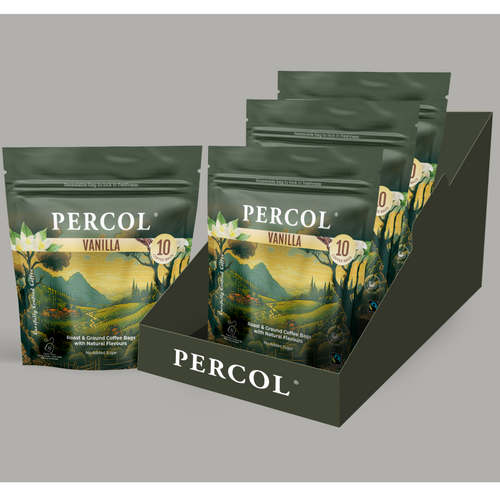 PERCOL Flavored Ground Coffee Bags