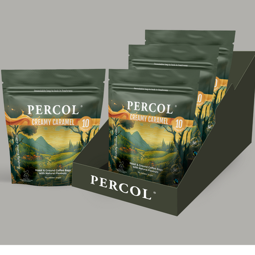 PERCOL Flavored Ground Coffee Bags