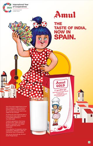 Amul Milk Launch in Spain