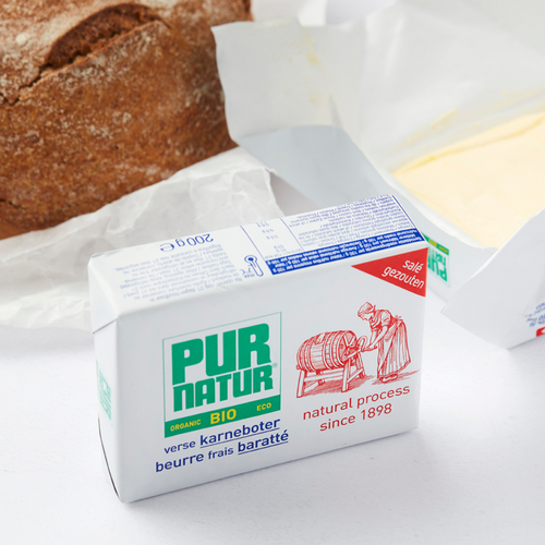 Pur Natur organic fresh salted churned butter 200g
