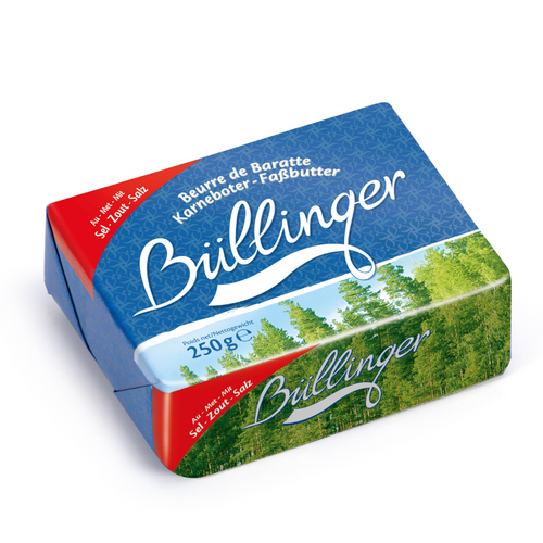 Büllinger fresh salted churned butter 250g
