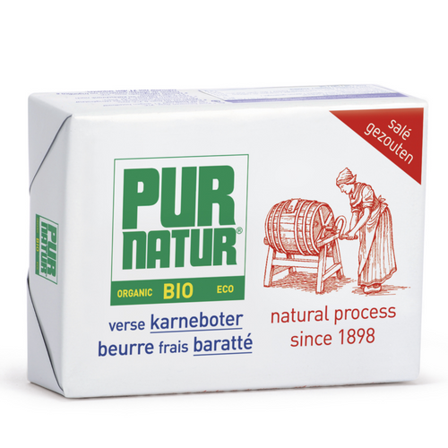 Pur Natur organic fresh salted churned butter 200g