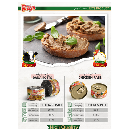 RAYS Corned Beef, Canned Meat & Pate