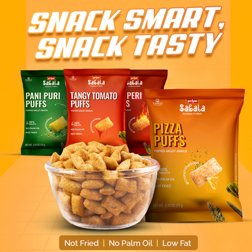 MILLETS EXTRUDED SNACKS