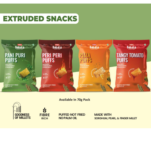MILLETS EXTRUDED SNACKS