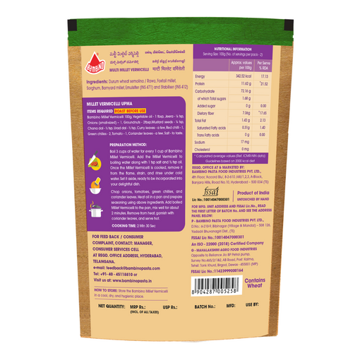 Bambino Multi Millet Vermicelli