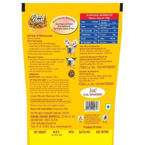 Bambino Pasta Shott Pouch (Tasty Masala)