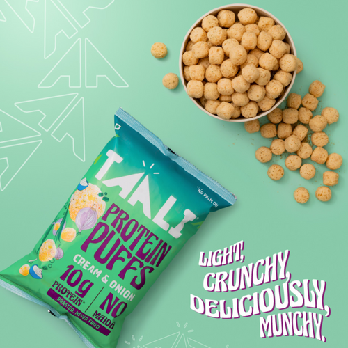 Cream & Onion Protein Puffs