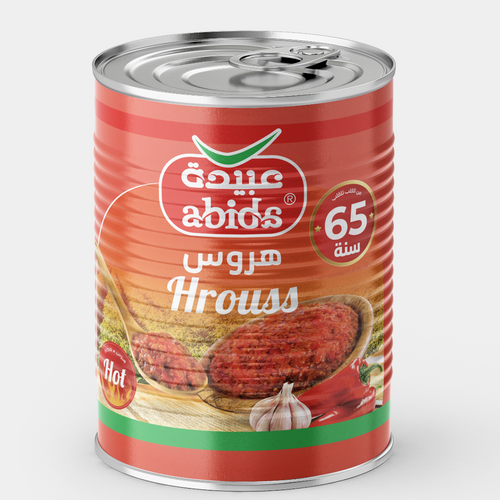 ABIDA-HROUS, Easy-Open, 1/2 Size Can Metal can 400 gr