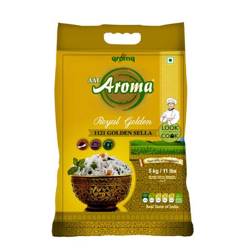 AAT AROMA ROYAL GOLDEN 1121 GOLDEN SELLA BASMATI RICE