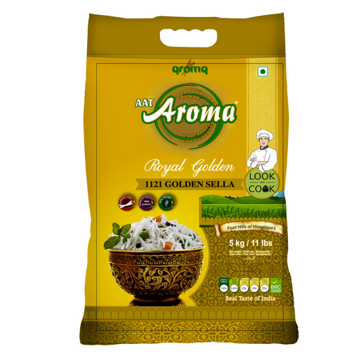 AAT AROMA ROYAL GOLDEN 1121 GOLDEN SELLA BASMATI RICE