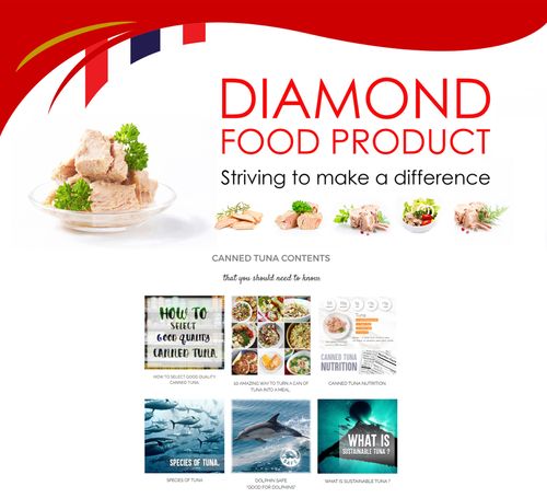 “Diamond Food Product — Delivering Premium Quality Canned Tuna with Global Standards”