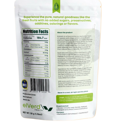 Elverd Freeze Dried Jackfruit